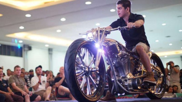 Motor jawara terbaik di Kustomfest 2017.
