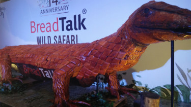 Roti komodo terbesar di dunia.