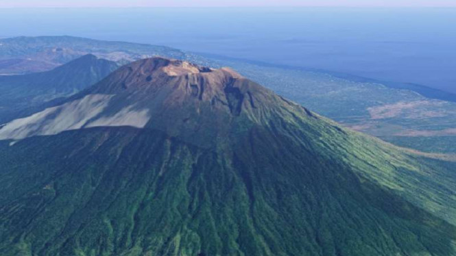 Puncak Gunung Agung, Karangasem, Bali.