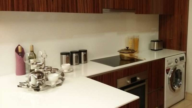 Dekorasi dapur apartemen minimalis