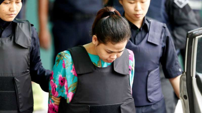 Siti Aisyah menjalani persidangan