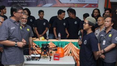 Robot 'anti ganja' karya mahasiswa Aceh