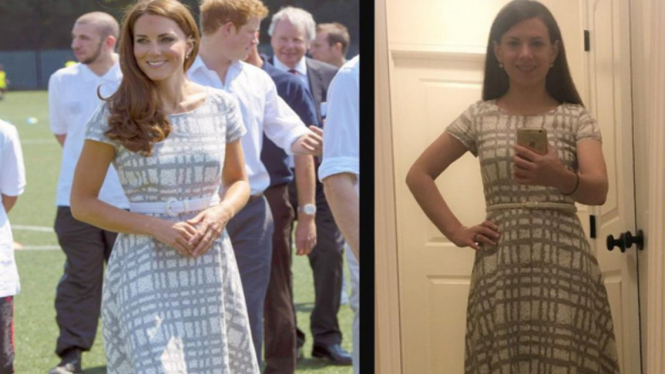 Mallory meniru gaya Kate Middleton