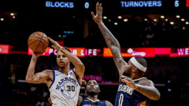 Pertandingan New Orleans Pelicans vs Golden State Warriors