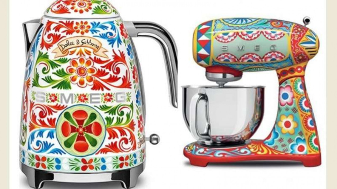 Peralatan Rumah Tangga Dolce Gabbana dan Smeg