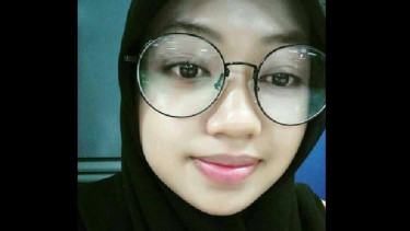 Lutviah Sari atau Vivi, mahasiswi FKM UI Depok yang hilang.