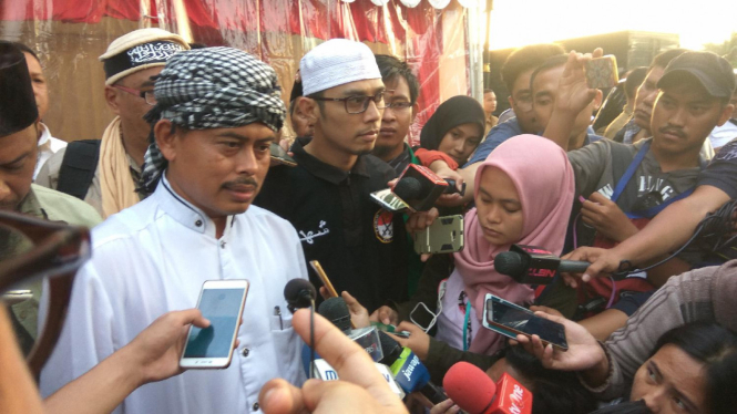 Ketua Persaudaraan Alumni 212 Slamet Ma'arif.