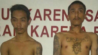 Dua dari tiga perampok yang membunuh Hernawati.