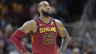 Bintang Cleveland Cavaliers, LeBron James.