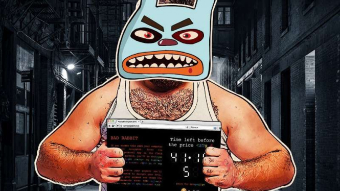 Ilustrasi serangan ransomware.