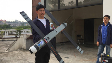 Drone Folding Wing karya mahasiswa ITB.