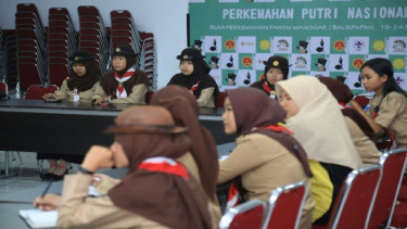Perkemahan Pramuka Putri Nasional.