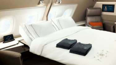 Kabin pesawat Singapore Airlines