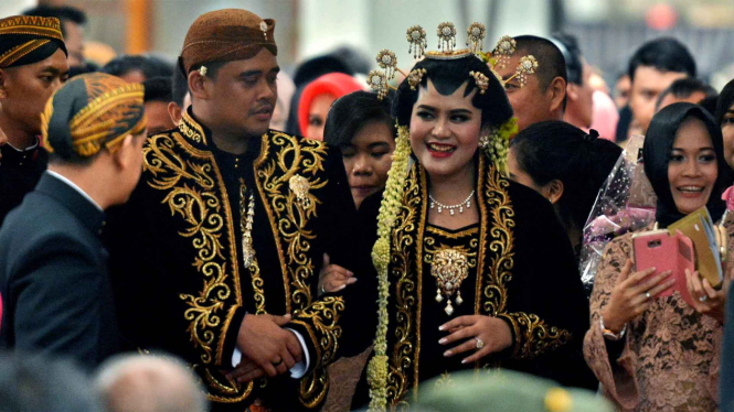Bobby Nasution dan Kahiyang Ayu.