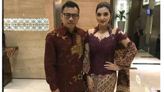 Pasangan selebritis Anang Hermansyah dan Ashanty 
