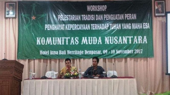 Seminar penghayat kepercayaan di Denpasar Bali