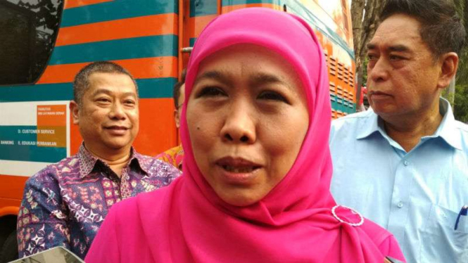 Menteri Sosial Khofifah Indar Parawansa. 