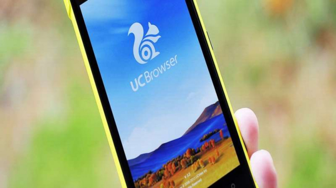 Uc Browser di smartphone