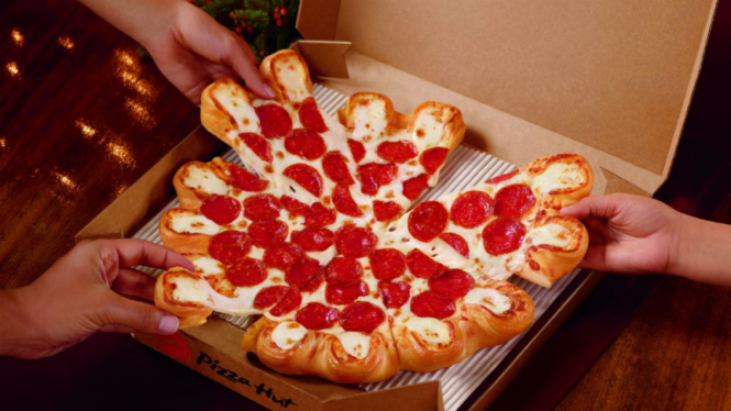 Salah satu menu Pizza Hut.