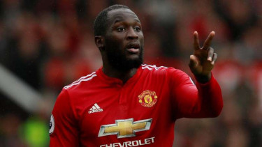 Penyerang Manchester United, Romelu Lukaku