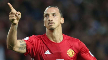 Penyerang Manchester United, Zlatan Ibrahimovic