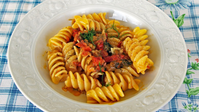 Kuliner Sisilia, Italia.
