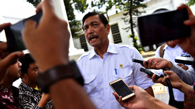 Menteri Koordinator bidang Kemaritiman, Luhut Panjaitan. 