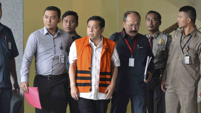 Setya Novanto bersama Fredrich Yunadi.