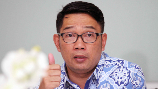Wali Kota Bandung yang juga Cagub Jawa Barat Ridwan Kamil.