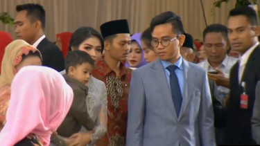 Gibran Rakabuming Raka dan istri, Selvi Ananda.
