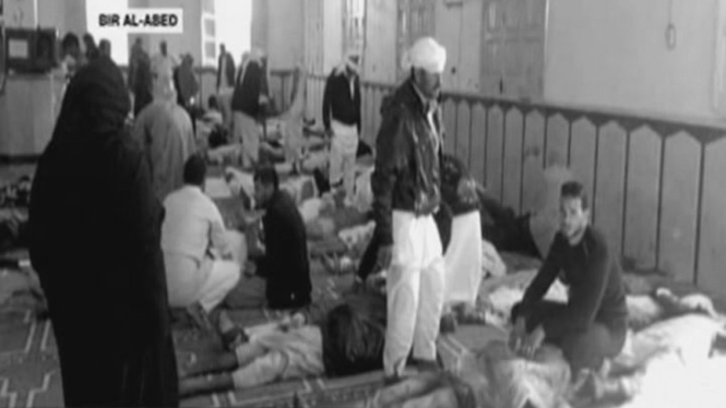 Aksi pengeboman dan penembakan masjid di Mesir saat ibadah Salat Jumat.