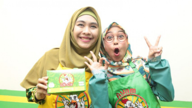 Oki Setiana Dewi dan Ria Ricis.