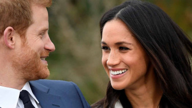Pangeran Harry dan Meghan Markle.
