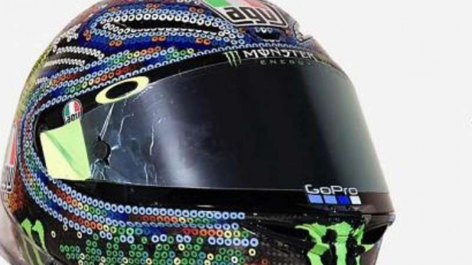 Helm Valentino Rossi.