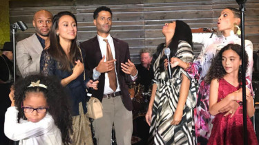 Dimi Hapsari Bersama Eric Benet, Kenny Lattimore dan Goapele