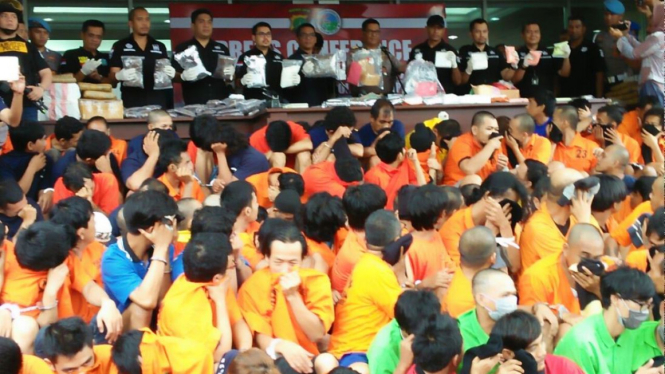  Hasil tangkapan polisi dari Operasi Nila Jaya 2017.