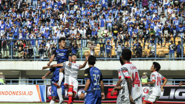 Martapura FC saat menghadapi PSIS Semarang