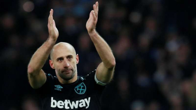 Pemain belakang West Ham United, Pablo Zabaleta