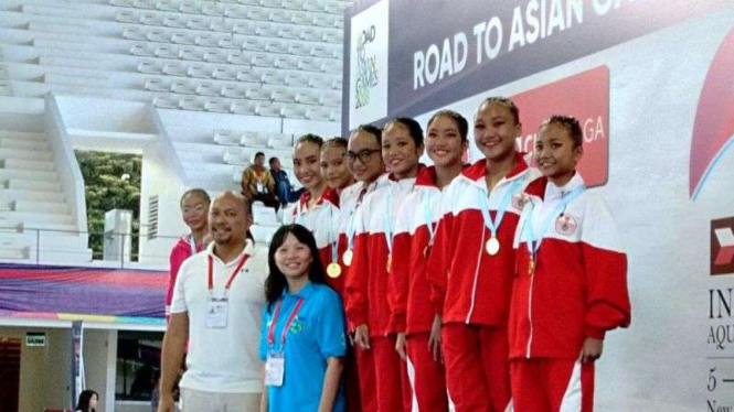 DKI Jakarta sukses mendominasi podium Renang Indah