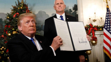 Donald Trump Resmi Akui Yerusalem Ibu Kota Israel