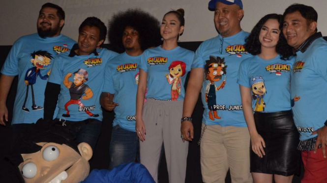Para pemeran film Si Juki 