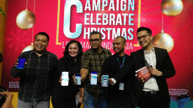 Kampanye perayaan Natal di Lippo Mal 