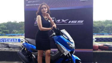 Motor NMax 2018 saat diluncurkan di Sentul, Jawa Barat.