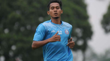 Gelandang Arema FC, Hendro Siswanto.