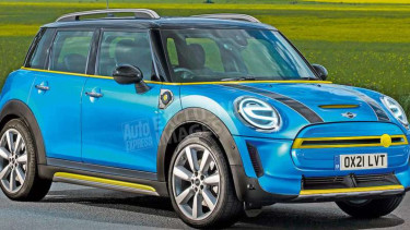 Ilustrasi SUV MINI kecil.
