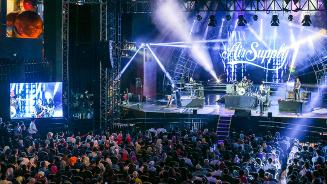 Konser Air Supply di Bandung