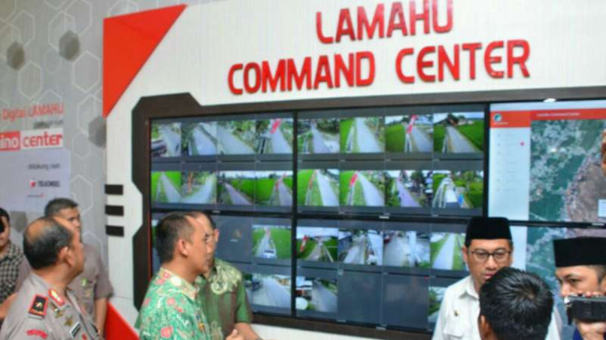 Lamahu Command Center di Kabupaten Bone Bolango, Provinsi Gorontalo.