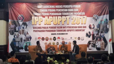 Rilis indeks persepsi publik terkait tindak pidana pencucian uang (TPPU)