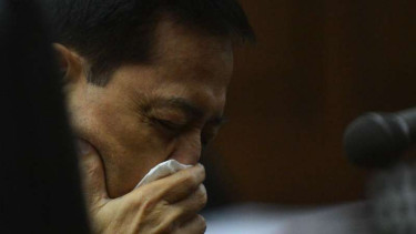Terdakwa kasus dugaan korupsi KTP elektronik Setya Novanto.