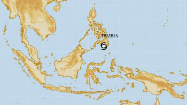 Penampakan Badai Tembin